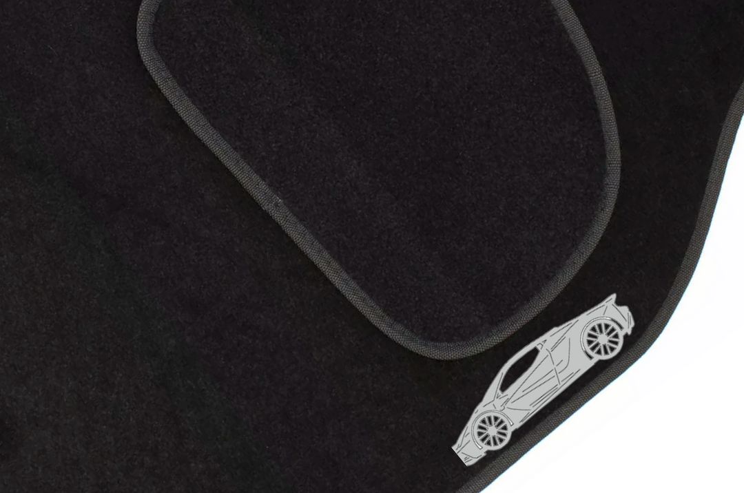 Lotus Evija (2020+) Floor Mat Emblem Set – Stainless Steel Badges Car Mats Badges Decoin