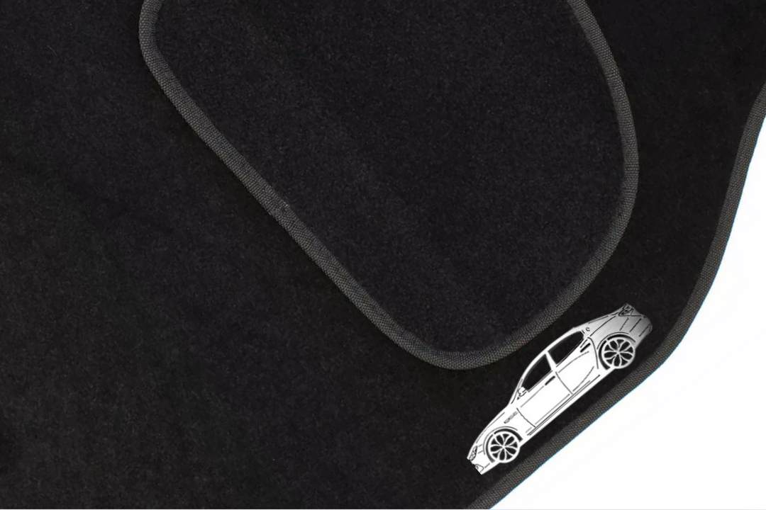 Maserati Ghibli III (2013+) Floor Mat Emblem Set – Stainless Steel Badges Car Mats Badges Decoin