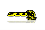Chrysler Radiator grille emblem with 300 Hellephant logo Chrysler emblems decoinfabric