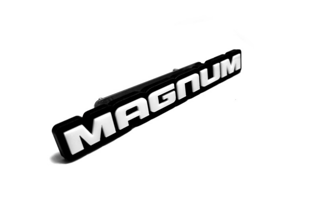 DODGE Radiator grille emblem with Magnum logo Dodge emblems decoinfabric
