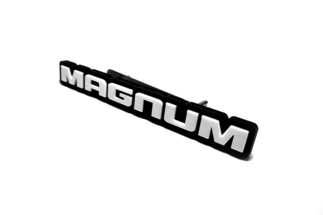 DODGE Radiator grille emblem with Magnum logo Dodge emblems decoinfabric