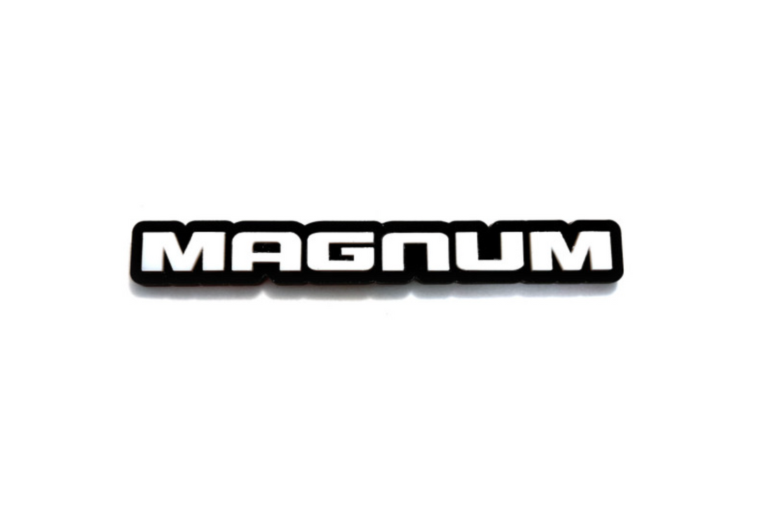 Dodge tailgate trunk rear emblem with Magnum logo Dodge emblems decoinfabric
