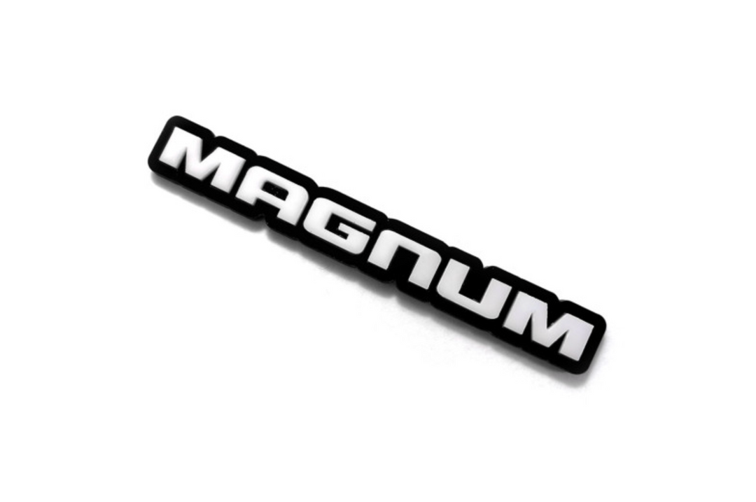 Dodge tailgate trunk rear emblem with Magnum logo Dodge emblems decoinfabric
