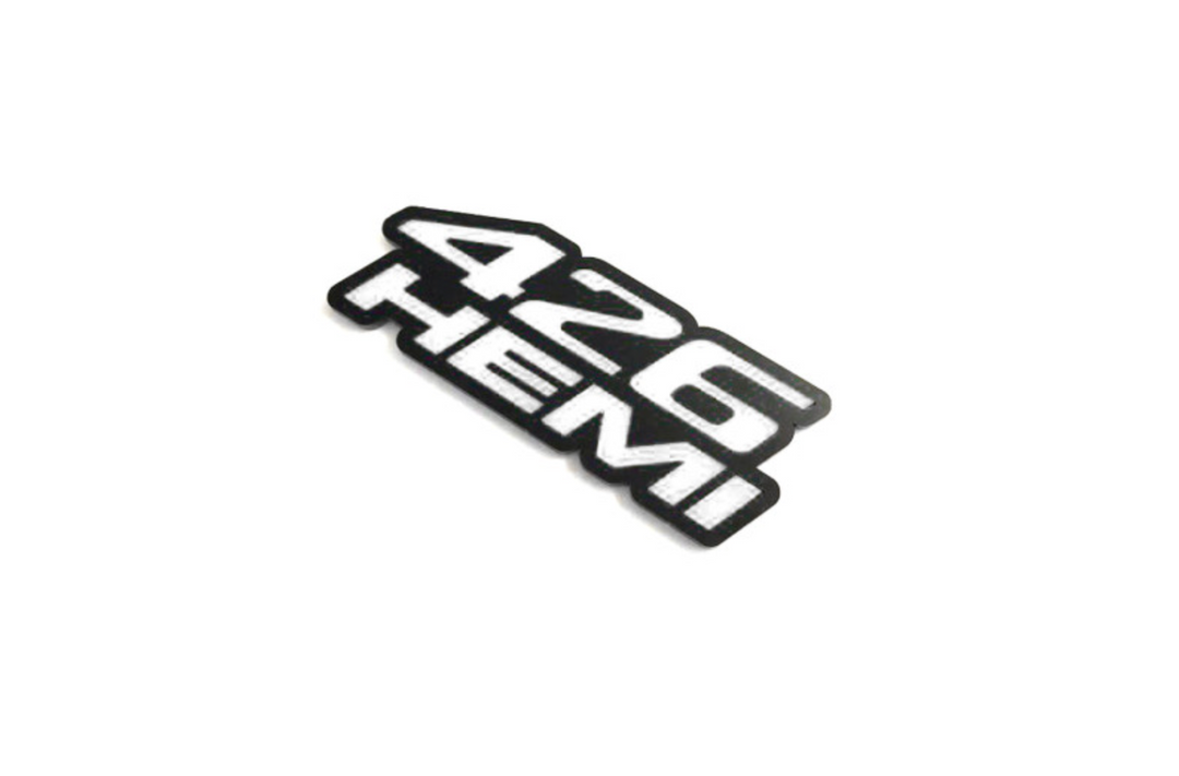 Jeep tailgate trunk rear emblem with 426 HEMI logo Jeep emblems decoinfabric