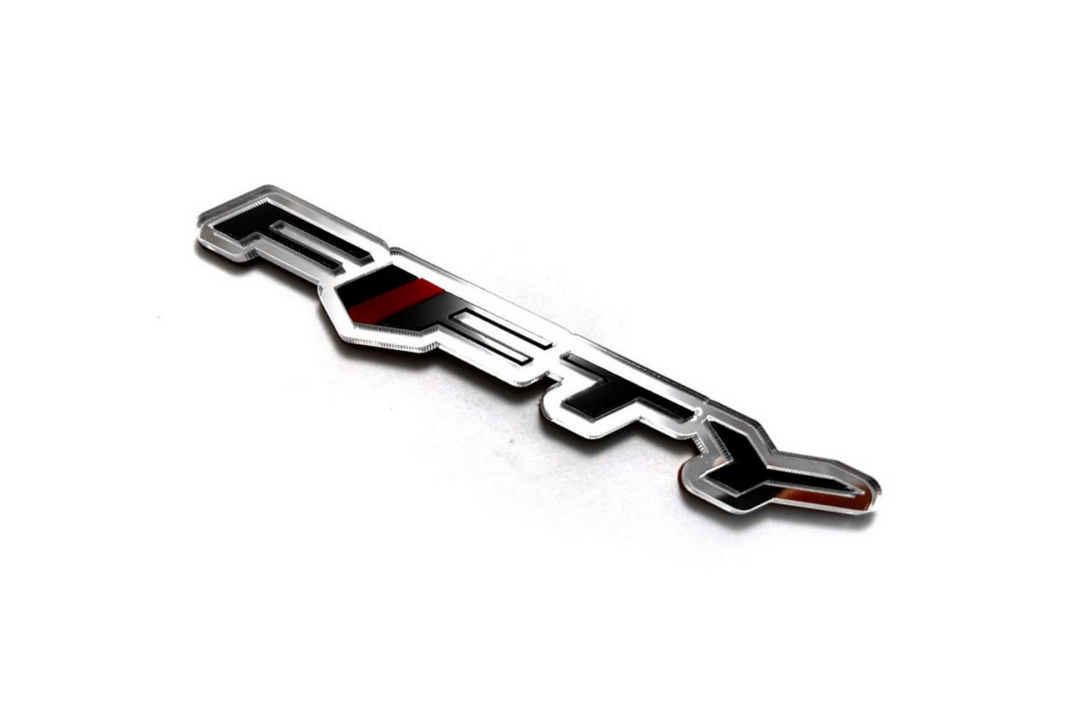 Chevrolet Camaro tailgate trunk rear emblem with Fifty logo Chevrolet emblems decoinfabric