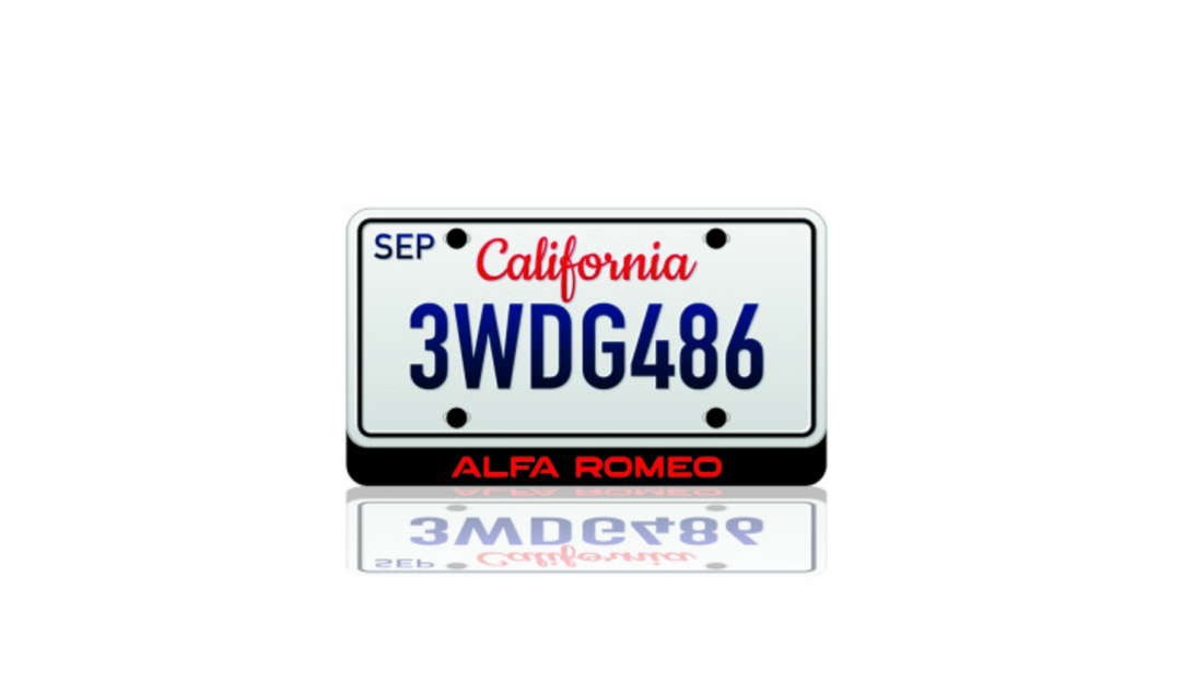 LED License Plate Badge for Alfa Romeo – Backlit Emblem for Giulia, Stelvio, 4C, Tonale Acura LED License Plate Decoin