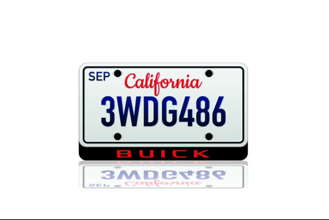 LED License Plate Badge for Buick – Backlit Emblem for Encore, Enclave, LaCrosse, Regal & More LED License Plate Decoin