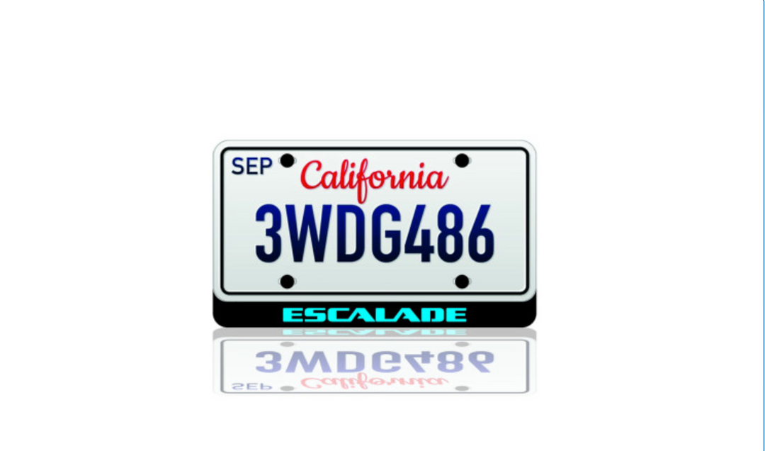 LED License Plate BadLED License Plate Badge for Cadillac – Backlit Emblem for Escalade, CT5, XT6, V-Series & More LED License Plate Decoin