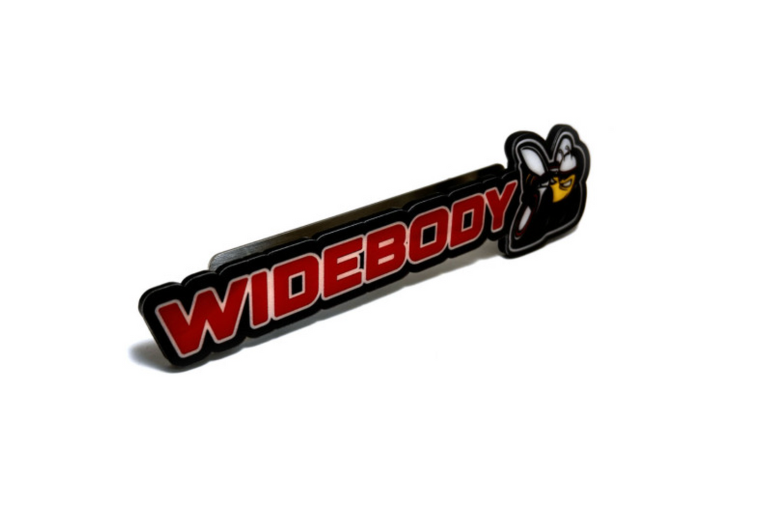 Dodge Challenger trunk rear emblem between tail lights with Widebody Scatpack logo Dodge emblems decoinfabric