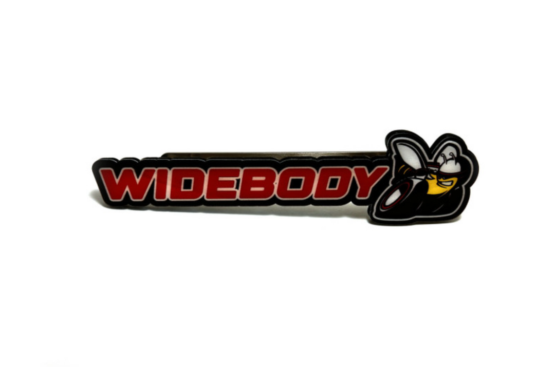 Dodge Radiator grille emblem with Widebody Scatpack logo Dodge emblems decoinfabric