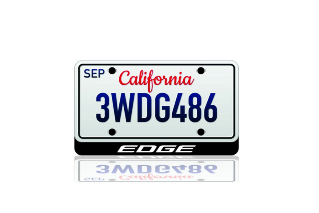 LED License Plate Badge for Ford Edge – Backlit Emblem for a Sleek, Modern Look LED License Plate Decoin