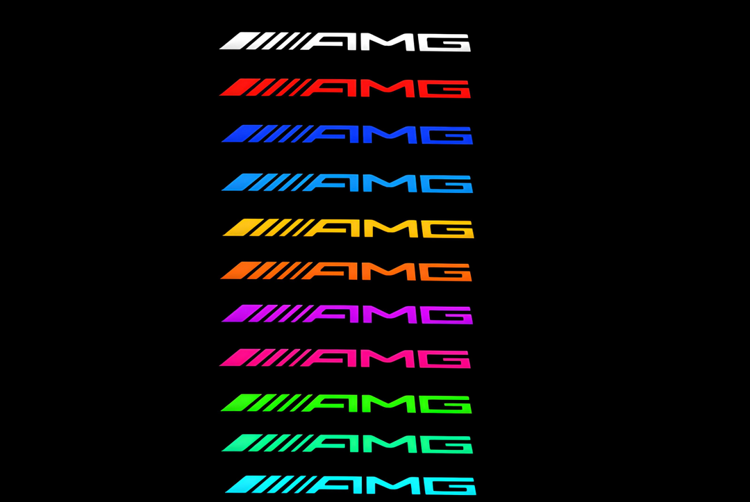 Mercedes S-Class W223 2020+ Led Door Sill Pro With Logo AMG (Premium Painting)