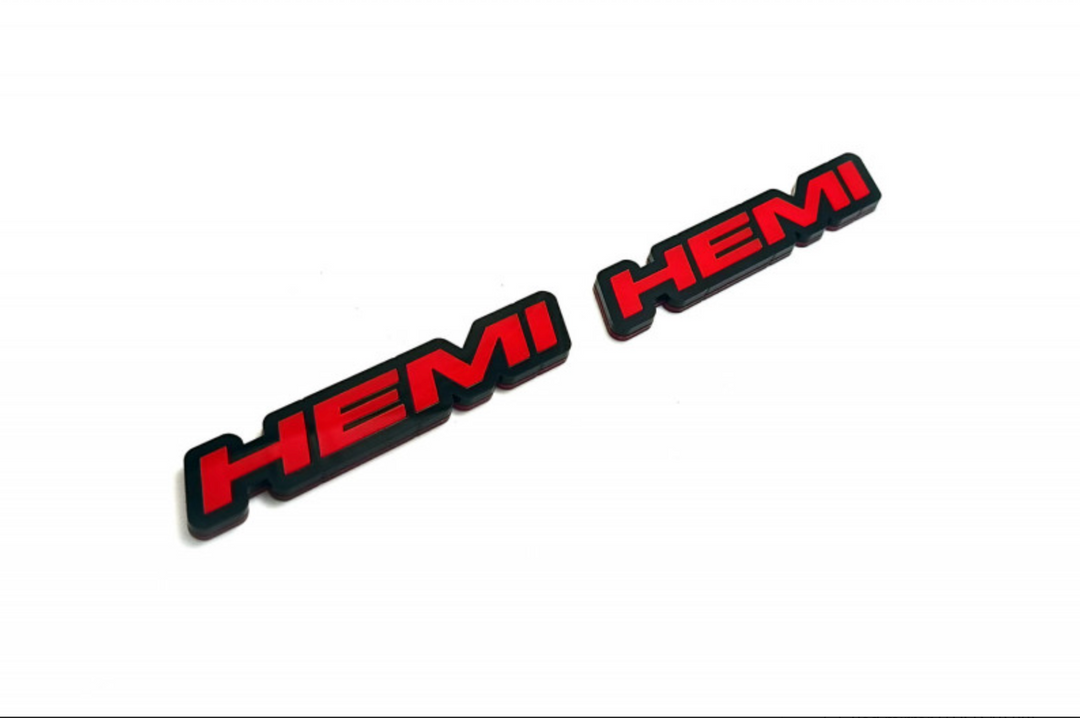 Hummer emblem for fenders with logo HEMI (type 2) Hummer emblems decoinfabric