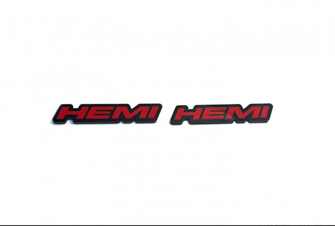 Hummer emblem for fenders with logo HEMI (type 2) Hummer emblems decoinfabric