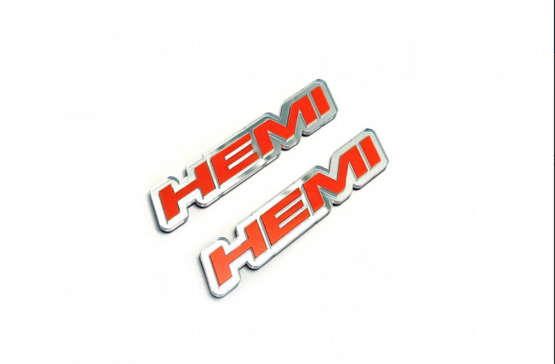 Hummer emblem for fenders with logo HEMI (type 2) Hummer emblems decoinfabric