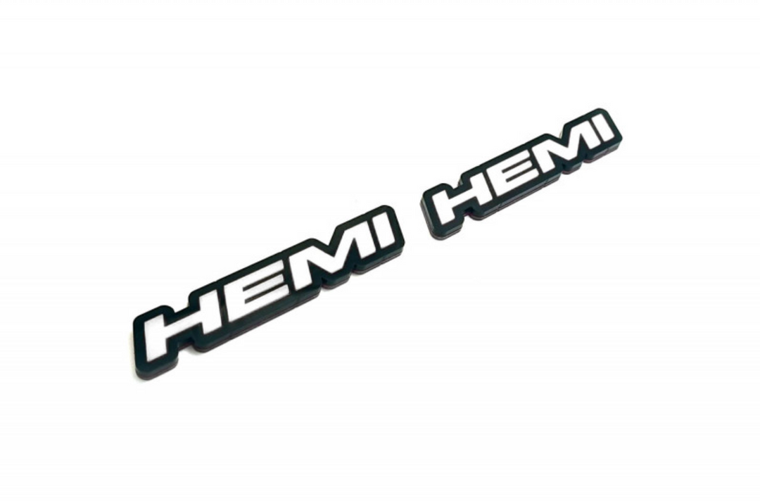 DODGE emblem for fenders with HEMI logo Dodge emblems decoinfabric