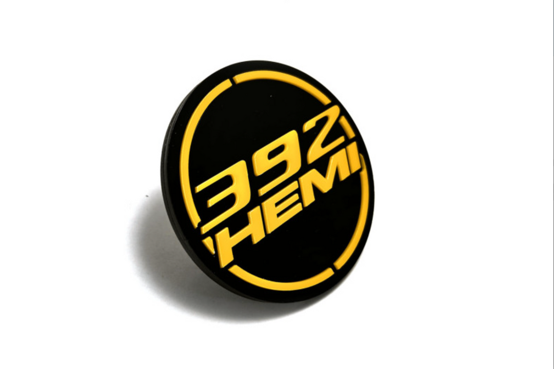 Dodge tailgate trunk rear emblem with 392 HEMI logo Dodge emblems decoinfabric