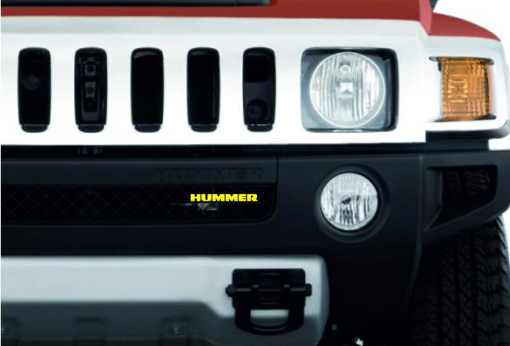 Hummer Emblem & Badges set with HUMMER logo Hummer emblems decoinfabric