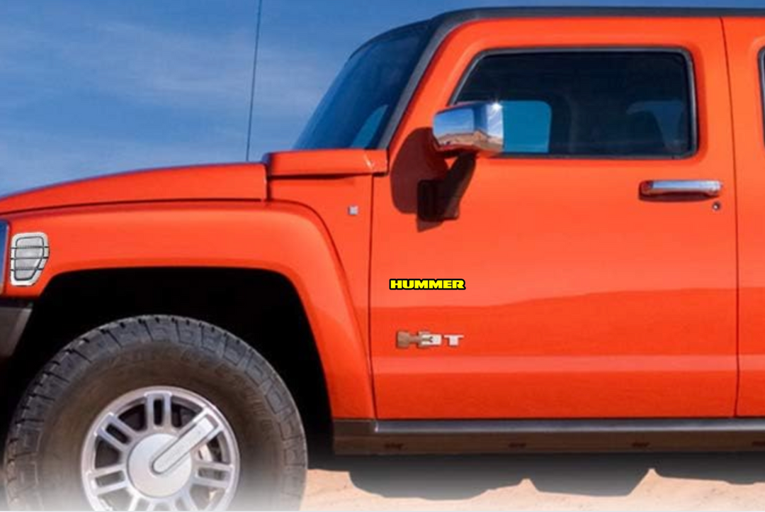 Hummer emblem for fenders with HUMMER logo Hummer emblems decoinfabric