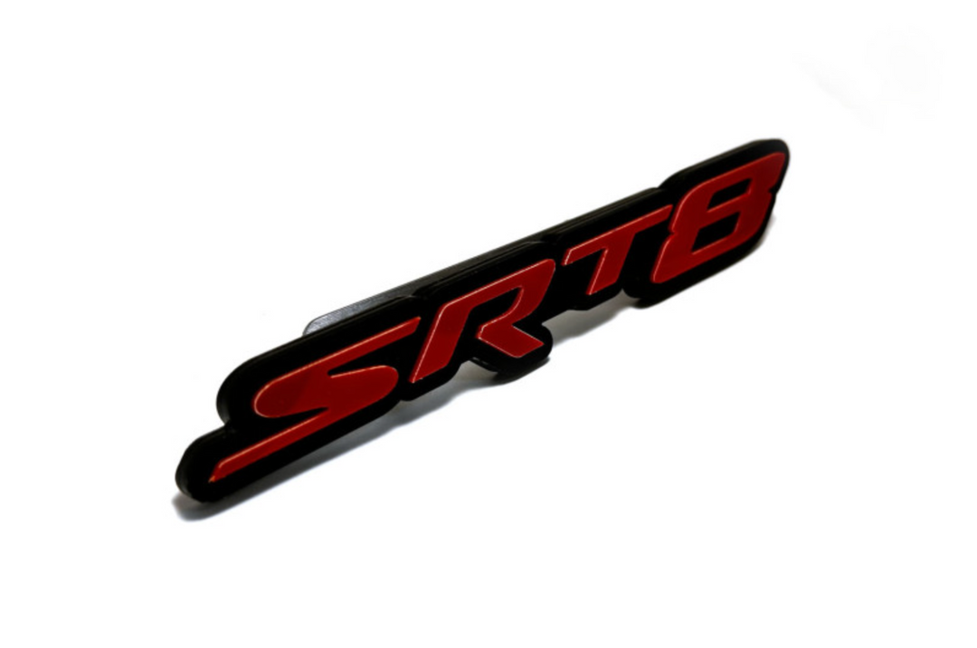Chrysler tailgate trunk rear emblem with SRT8 logo (Type 5) Chrysler emblems decoinfabric