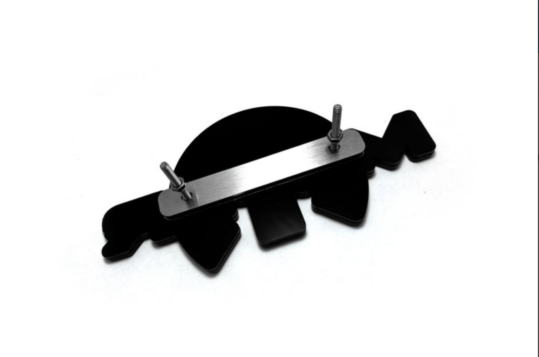 Chrysler Radiator grille emblem with Mopar logo (type 21) Chrysler emblems decoinfabric