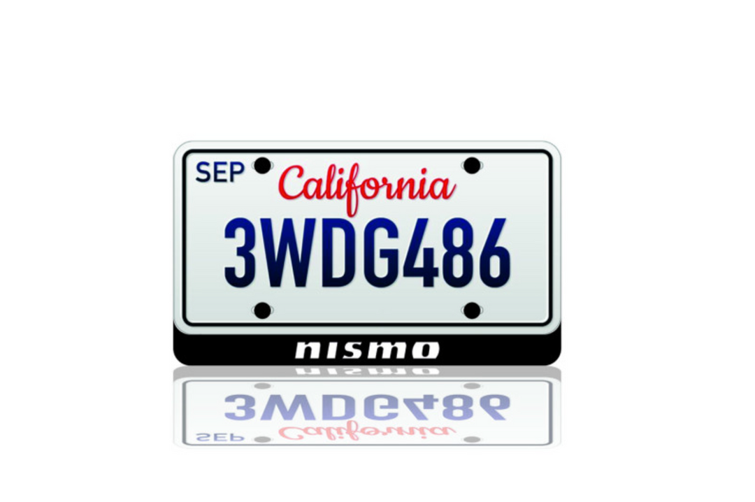 LED License Plate Badge for NISMO – Illuminated Rear Emblem with NISMO Logo LED License Plate Decoin