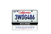 LED License Plate Badge for NISMO – Illuminated Rear Emblem with NISMO Logo LED License Plate Decoin