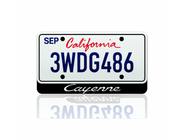 LED License Plate Badge for Porsche Cayenne – Illuminated Rear Emblem with Cayenne Script Logo LED License Plate Decoin