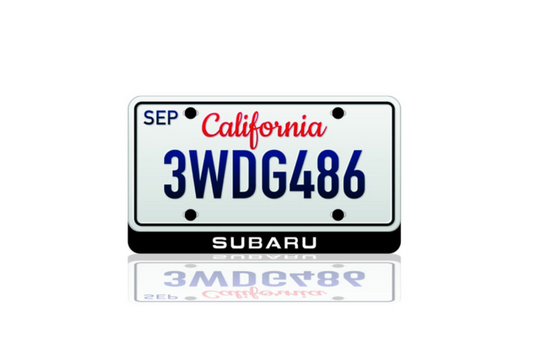 LED License Plate Badge for Subaru – Illuminated Rear Emblem with SUBARU Logo LED License Plate Decoin