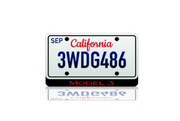LED License Plate Badge for Tesla Model 3 – Illuminated Rear Emblem with MODEL 3 Logo LED License Plate Decoin