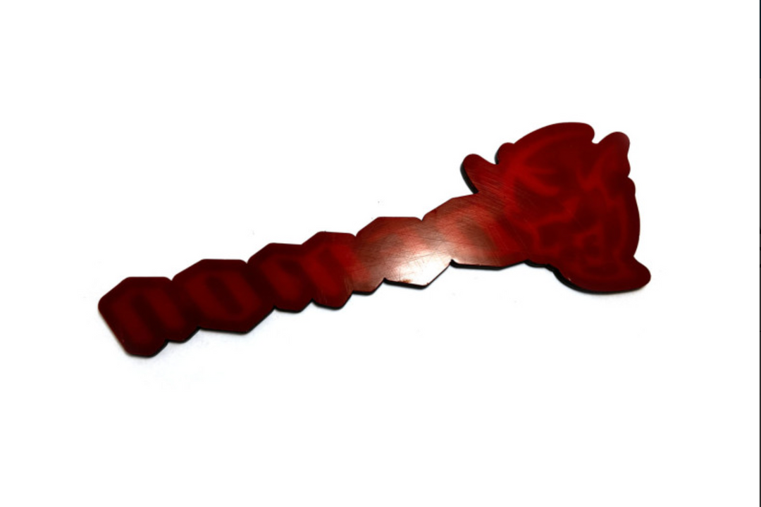 Dodge Challenger trunk rear emblem between tail lights with Demon logo (type 2) Dodge emblems decoinfabric