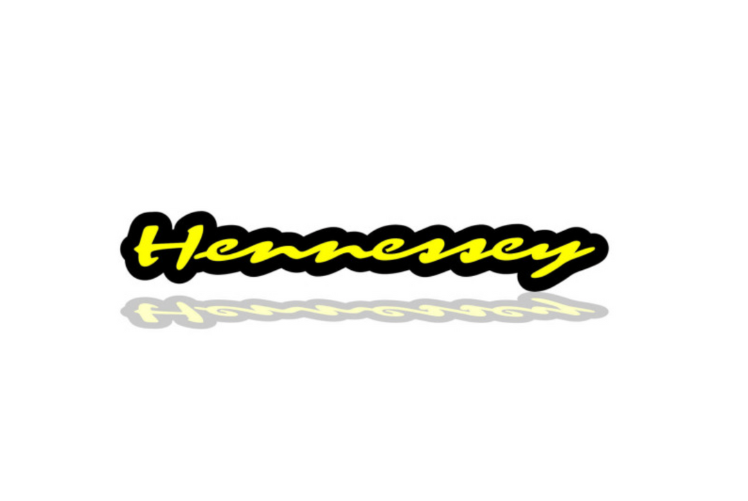 DODGE Radiator grille emblem with Hennessey logo Dodge emblems decoinfabric