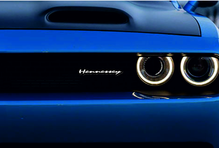 DODGE Radiator grille emblem with Hennessey logo Dodge emblems decoinfabric