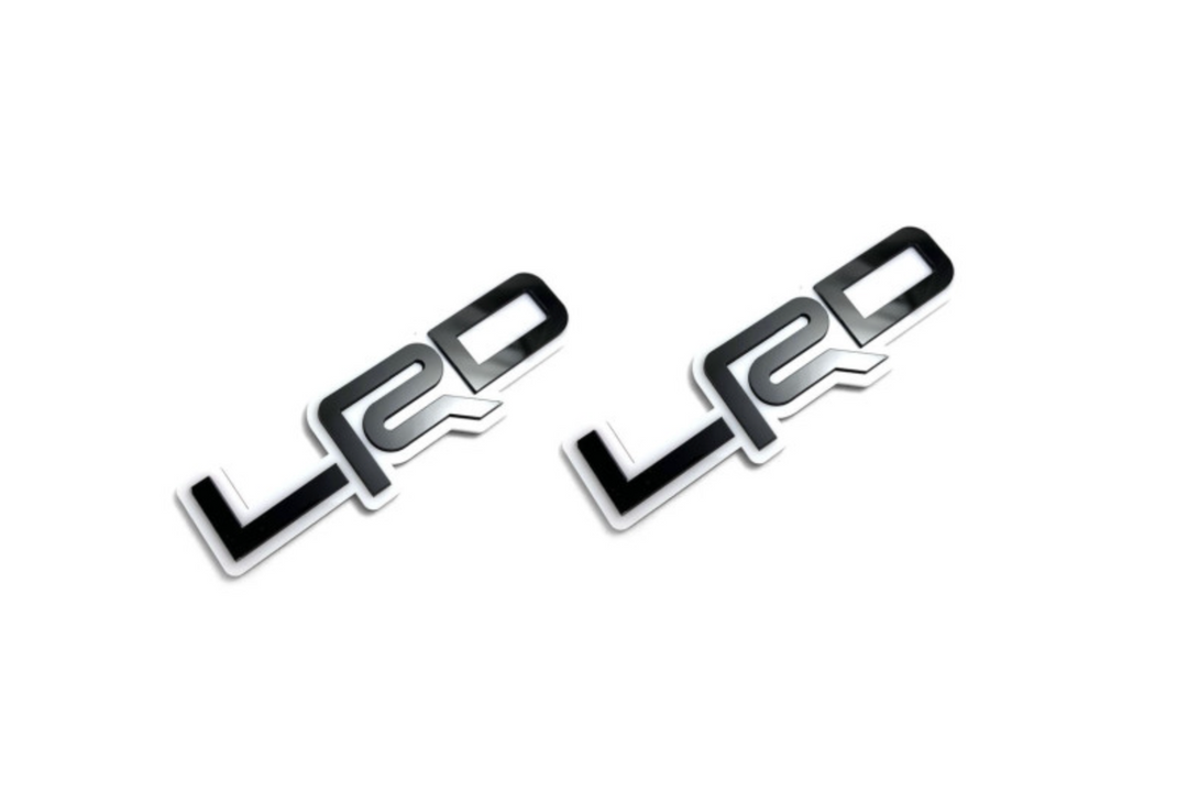 Lexus Emblem & Badges set with LRD logo (Type 2) Lexus emblems decoinfabric