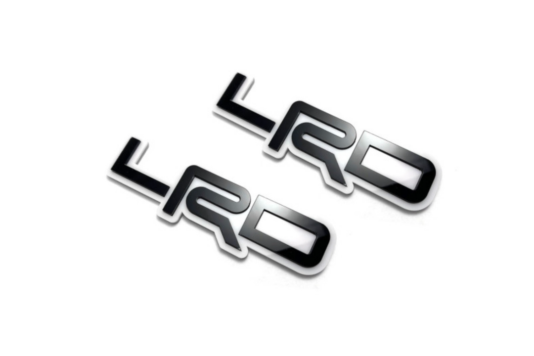 Lexus Emblem & Badges set with LRD logo (Type 2) Lexus emblems decoinfabric