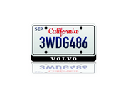 LED License Plate Badge for Volvo – Illuminated Rear Emblem with VOLVO Logo LED License Plate Decoin