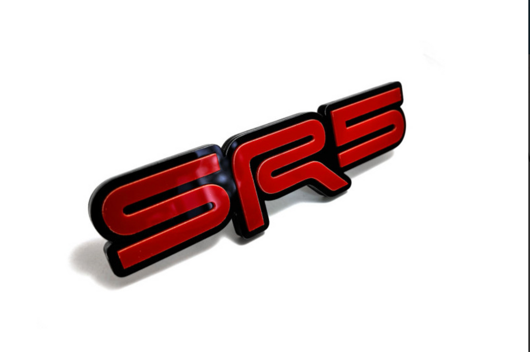 Toyota tailgate trunk rear emblem with SR5 logo Toyota emblems decoinfabric