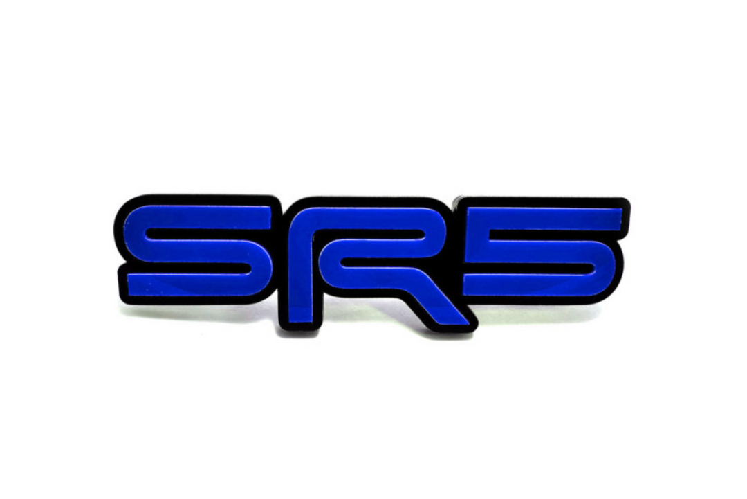 Toyota tailgate trunk rear emblem with SR5 logo Toyota emblems decoinfabric