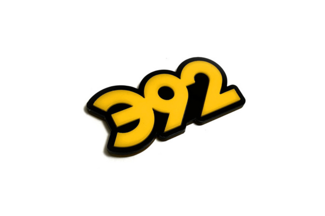 Jeep tailgate trunk rear emblem with 392 logo (Type 2) Jeep emblems decoinfabric