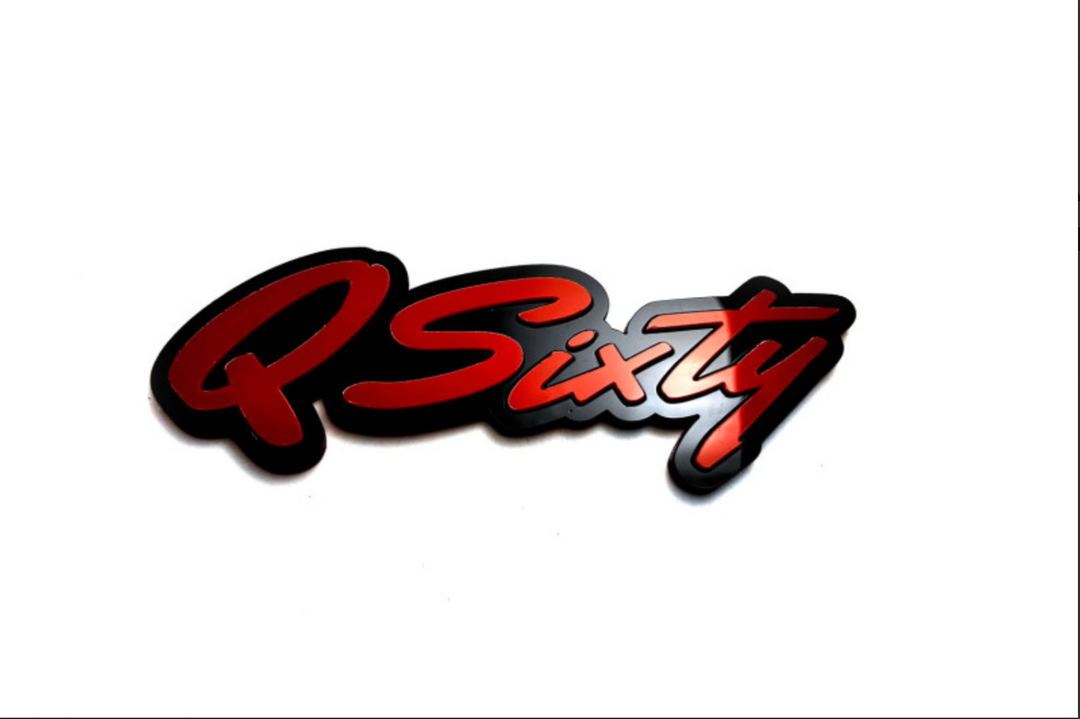 Infiniti Radiator grille emblem with Q60 logo Infiniti emblems decoinfabric