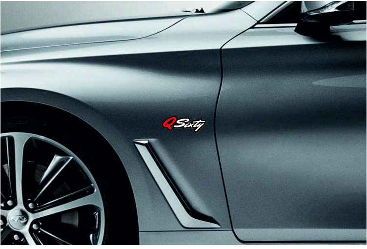 Infiniti emblem for fenders with Q60 logo Infiniti emblems decoinfabric