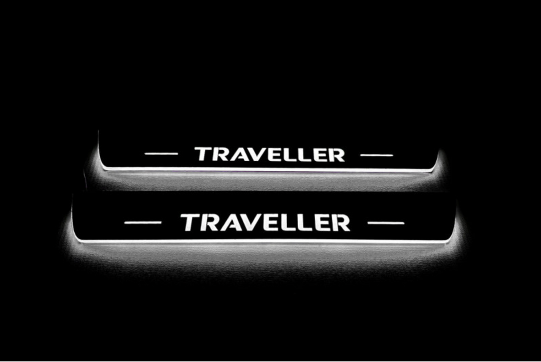 Peugeot Traveller 2016+ Auto Door Sills With Logo Traveller Peugeot Led Door Sills opdesign