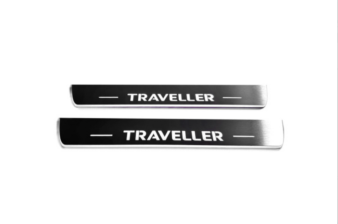 Peugeot Traveller 2016+ Auto Door Sills With Logo Traveller Peugeot Led Door Sills opdesign