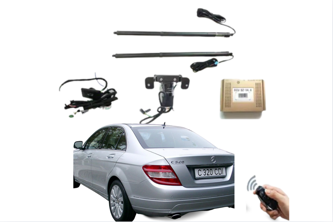 Mercedes Benz C Class Sedan W204 Electric Rear Trunk Electric Tailgate Power Lift 2008-2014 Mercedes Benz Electric Tailgate Decoin Fabric