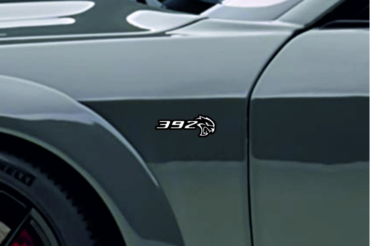 DODGE emblem for fenders with 392 Hellcat logo Dodge emblems decoinfabric