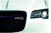 Dodge Illuminated LED Radiator Grille Emblems and Badges with 392 Hellcat logo Dodge Led emblems decoinfabric