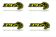 Dodge Emblem & Badges set with 392 Hellcat logo Dodge emblems decoinfabric