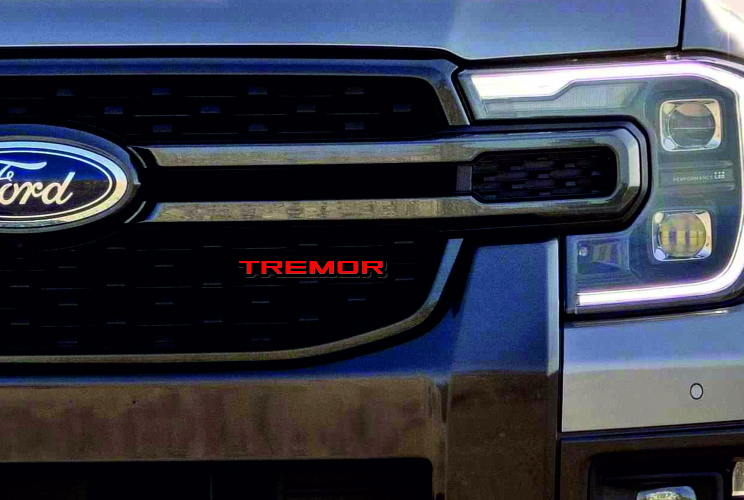 Ford Super Duty Radiator grille emblem with TREMOR logo Ford emblems decoinfabric
