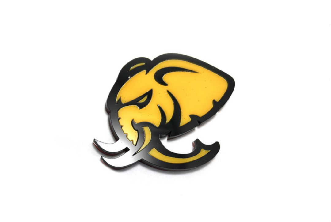 Dodge Challenger trunk rear emblem between tail lights with Hellephant logo Dodge emblems decoinfabric