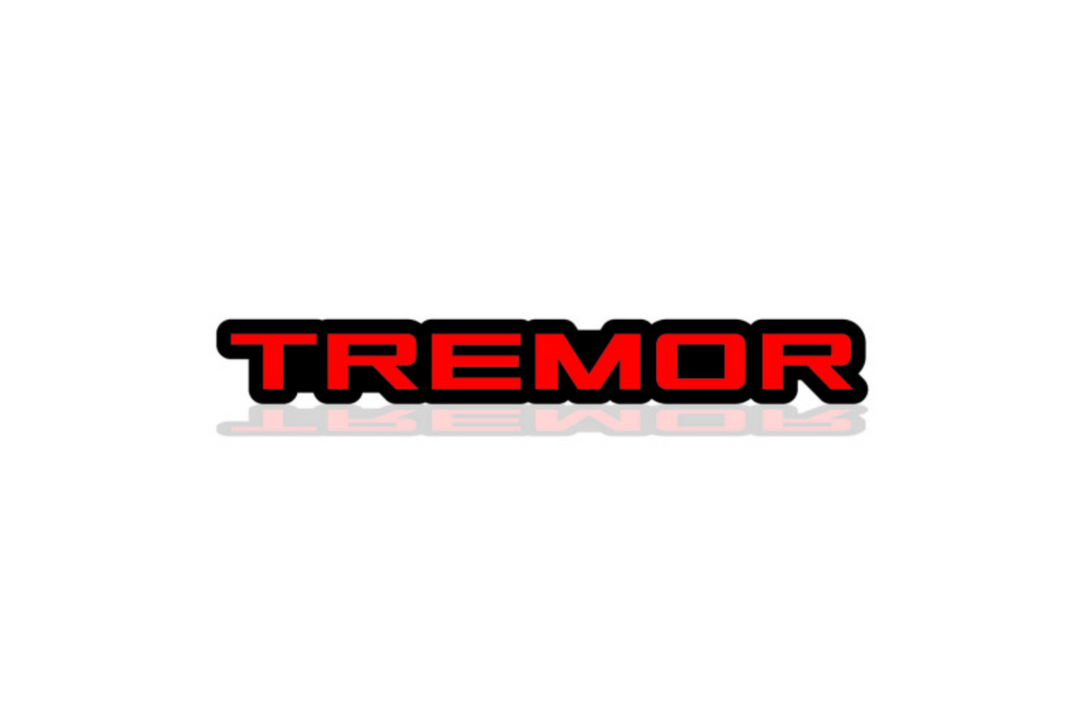 Ford F150 tailgate trunk rear emblem with TREMOR logo Ford emblems decoinfabric